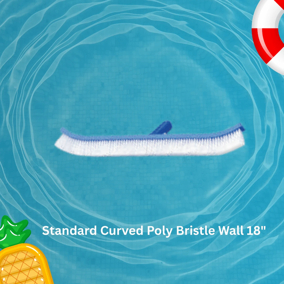 Standard Curved Poly Bristle Wall Brush – 18" (SS-17)  