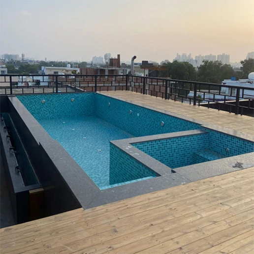 Roof Top Pool Construction