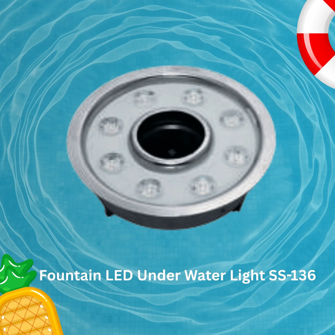 Fountain LED Under Water Light SS-136  